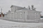 Moscou, maison sous la neige